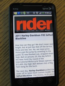 Rider Text Alert