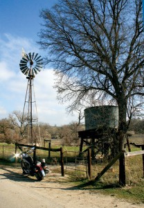 windmill and holding tank