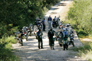 Africa motorcycle tour group