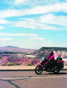 The author overlooks the Painted Desert at Lacey Point.