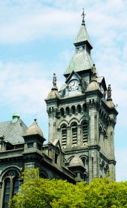 The Erie County courthouse in Buffalo.