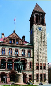 Albany’s City Hall is a very decorative building.