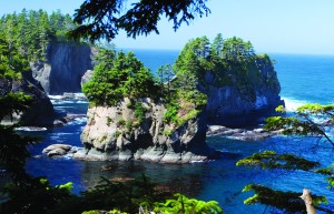The only way to see these islands—partly in the Pacific Ocean and partly in Puget Sound—is to ride to the end of the continent and hike a half mile into the woods. Get directions and a parking permit at the Neah Bay gas station.