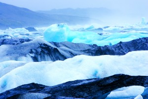 Impossibly blue icebergs. You can take a 40-minute boat trip through the icebergs.