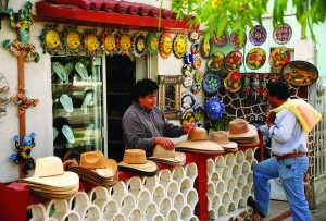 Todos Santos, home to their own version of Hotel California, is the last opportunity to do some leisurely shopping before being thrust into Cabo San Lucas. Ever try to stuff a sombrero into a tankbag?