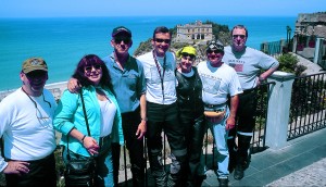 All the usual suspects on the Calabria tour: Ron, Margery, Bill, Marko, Kimberly, Mark and Mike. We got ’er done!