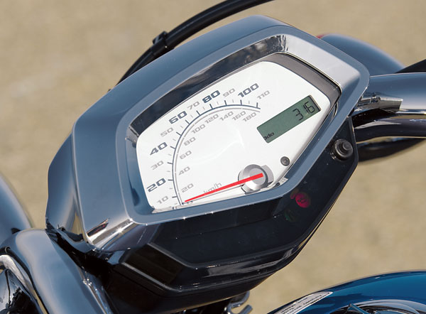 2010 Honda VT13VX Fury Gauges