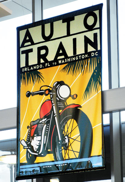A poster for the Auto Train