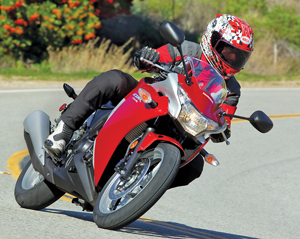 2011 Honda CBR250R front action