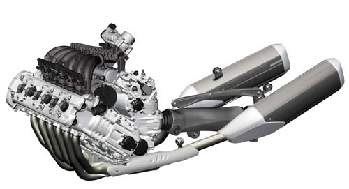 2012 BMW K1600GT/GTL engine