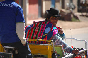 Though often poor, Central and South Americans proudly wear brightly colored traditional clothing and are quick with a smile.