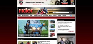 Rider magazine website, ridermag.wpengine.com, image