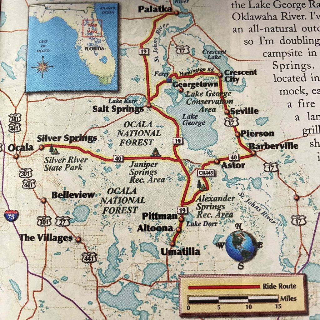 Black Bear Scenic Byway motorcycle ride map