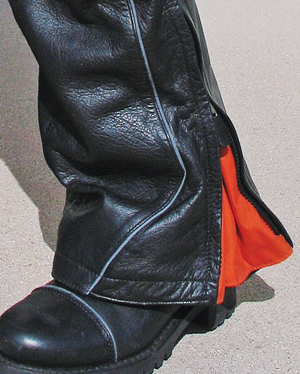 Harley Davidson FXRG Leather Riding Pants Size 32 97200-03VM/3400 Overpant  EUC