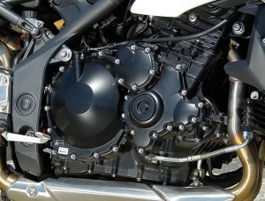 2011 Triumph Speed Triple 1050 ABS engine