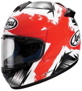 Arai Vector-2 Helmet in Marker Red