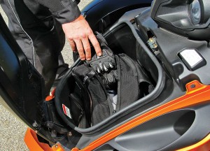 Can-Am Spyder front trunk