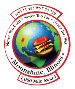 Moonshine long-distance sticker