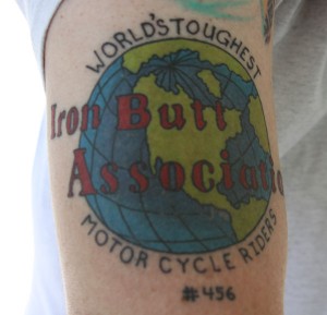 Iron Butt Assocation tattoo