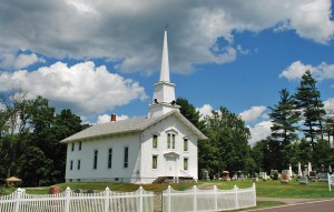 Country church along Route 92