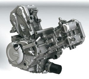 2012 Suzuki V-Strom 650 engine