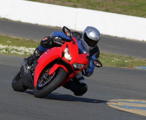 2012 Honda CBR1000RR: The light, powerful CBR1000RR handled Infineon's tricky curves with ease.