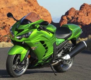 2012 Kawasaki Ninja ZX-14R: New gunfighter-style seat provides more support and the pillion cowl is standard.