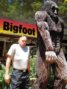 Greg Drevenstedt doing Bigfoot impersonation