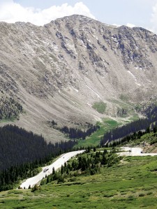 Western descent Loveland Pass, Colorado