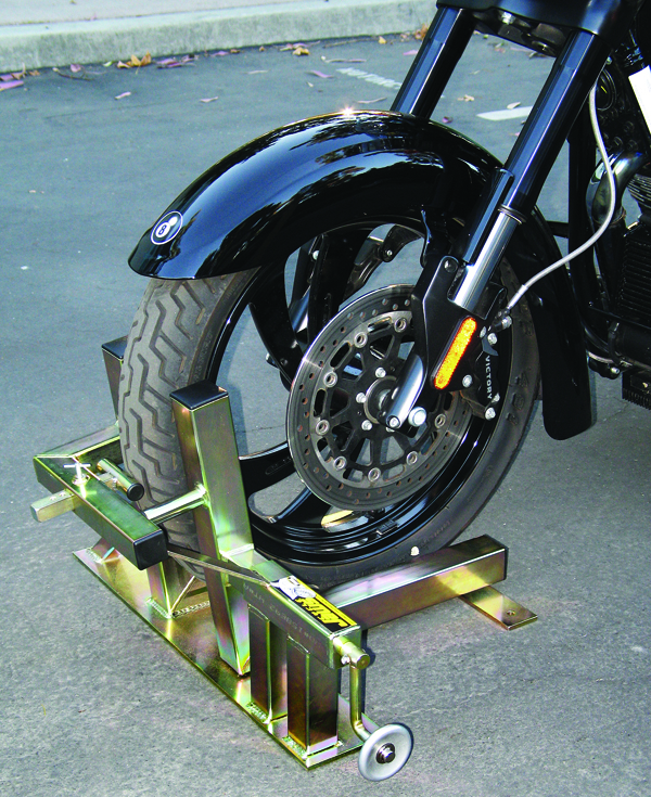 Pingel Cycle Jaws Motorcycle Wheel Chock Review Rider Magazine