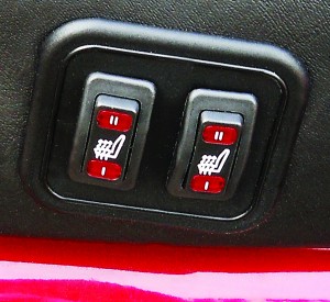 Switches for the heated Mustang GL1800 Touring Seat.