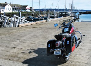 A stop on a dock at the marina at Port Townsend.