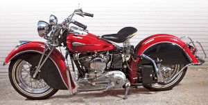 Year/Model: 1942 Indian Sport Scout. Owner: David Anderson, Chicago, Illinois.