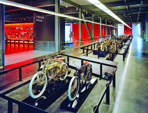Visitors to Milwaukee’s Harley-Davidson Museum are transported back in time. It is fascinating to wander down this corridor and experience the evolution of the motorcycle.