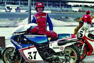 Thad Wolff on the RG500 in the early 1980s.