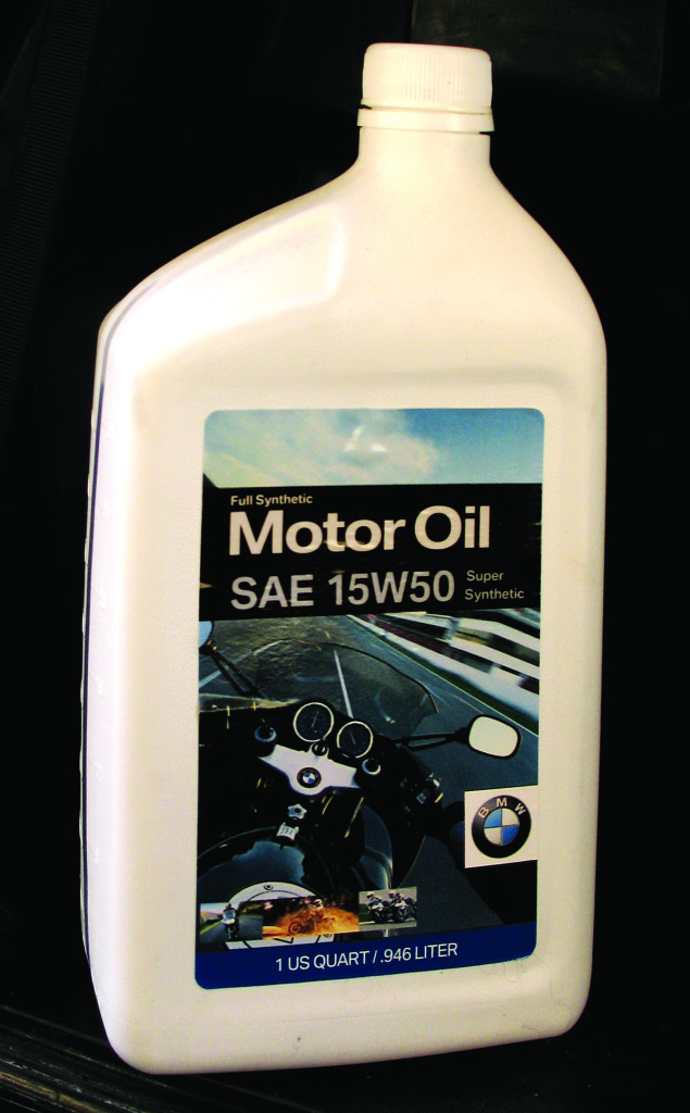 Motorcycle oil quart