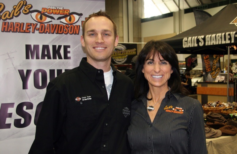 Donnie Rooks and Gail Worth of Gails' H-D