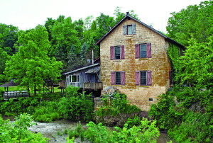 This old millhouse lies along Highway 64 in eastern Iowa, built over a hundred years ago when water powered a whole lot of businesses.