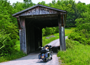 This little covered bridge is just off of US 20, built by local farmers who understood that a bridge can last a long time if it is covered.