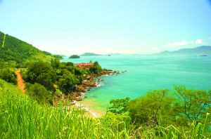 The archipelago at Angra dos Reis: Views like this turn a 150-mile ride into a long day.