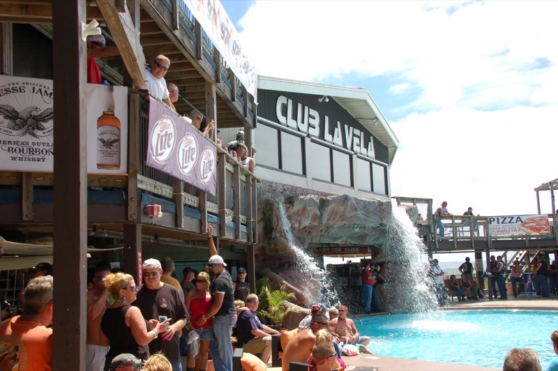 Club LaVela offered up wet and wild times throughout Thunder Beach Spring Rally