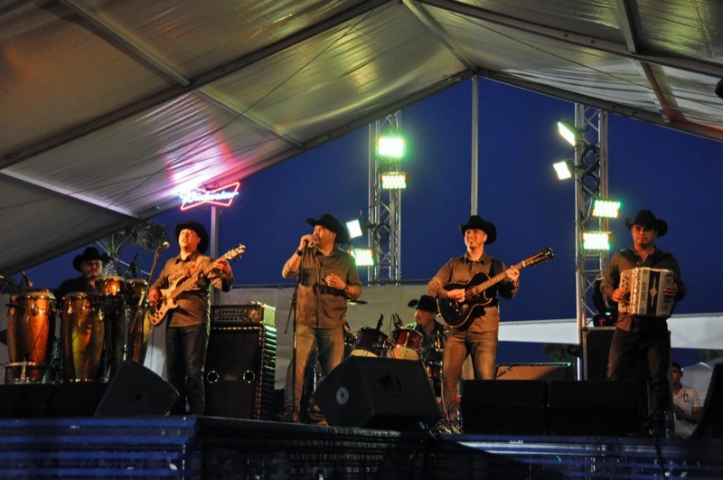 Solido, a Grammy award-winning group from Rio Grande City, Texas, led off the Friday night entertainment with their exciting Tejano Norteño music