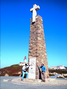 At 9.28 degrees west Cabo da Roca is the westernmost place in Europe— and very windy.