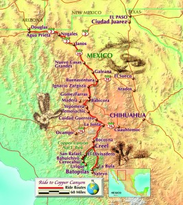 A map of the route taken. MAP BY BILL TIPTON/COMPARTMAPS.COM