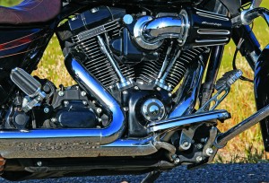 The Screamin’ Eagle Twin Cam 110 is Harley’s most powerful production engine, good for 90.5 horsepower and 109.0 lb-ft of torque at the rear wheel.