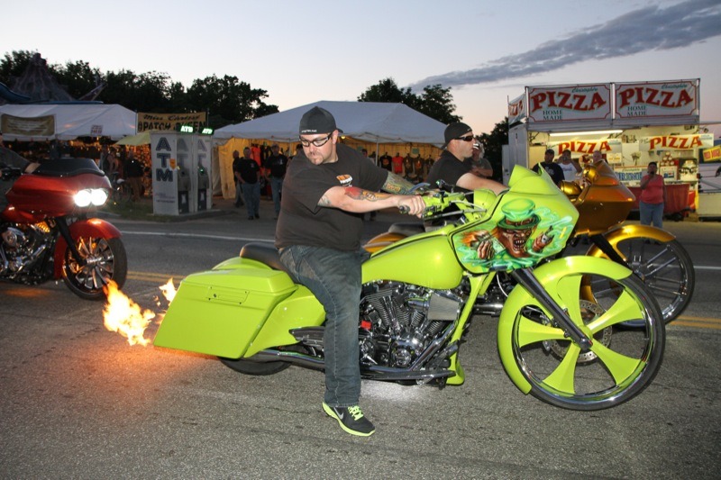 Lighting up the night at The Weirs