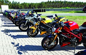 For our test riding, Continental furnished us with a variety of machines.