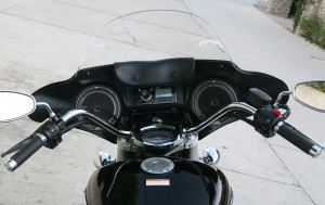 Our fairing interior included cutouts for speakers, optional radio and Windshield Storage Pouch.