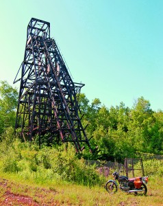 The Plummer Mine headframe is one of the last of its kind in North America, one of the few remaining vestiges of the hard-rock underground iron mines that dotted the Penokee Range in the late nineteenth century.