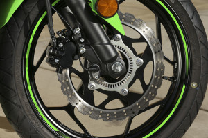 Two-disc brakes get new pads, and ABS is now available.